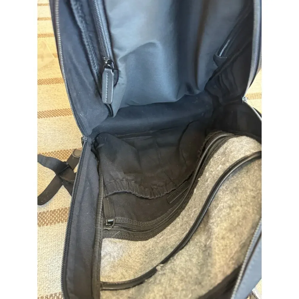 Monos Metro Backpack Black Laptop Nylon Travel Minimal Water Resistant